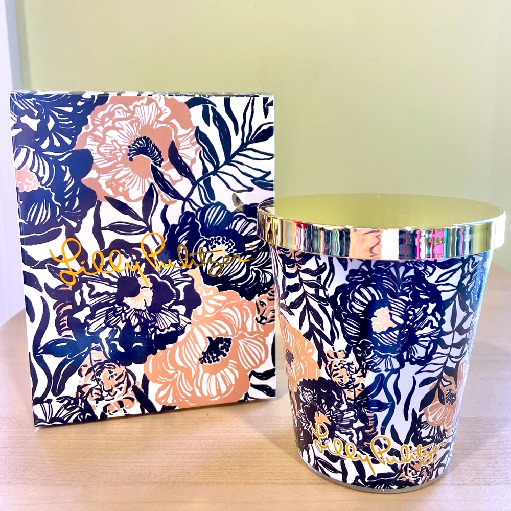 Lilly Pulitzer GWP Candle Onyx Peony Party NEW - Picture 2 of 11